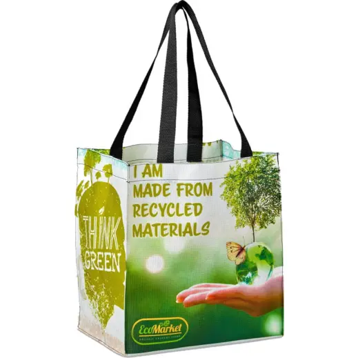 Hoppla Gateway RPET Stitch-Bond Shopper Branded